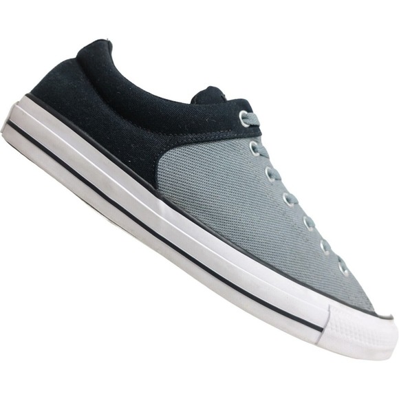 CONVERSE Men Chuck Taylor All-Star High Street 13 Grey/Black Canvas 163217F - Picture 1 of 10